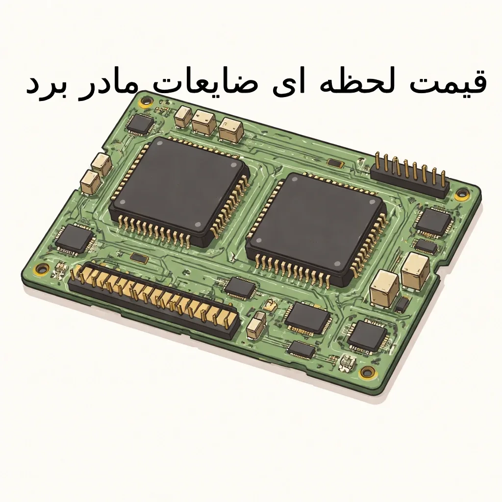 ضایعات مادربرد دوچیپ قدیم