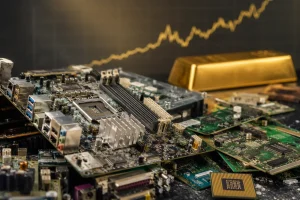 تأثیر نرخ روز طلا بر قیمت ضایعات الکترونیکی