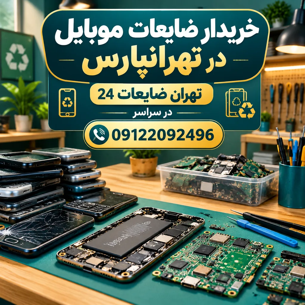 خریدار ضایعات موبایل در تهرانپارستهران ضایعات 24